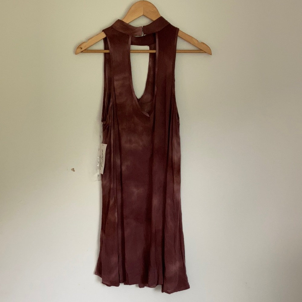 Trixxi Dress Tie Dye Keyhole Back SZ large - Picture 3 of 8